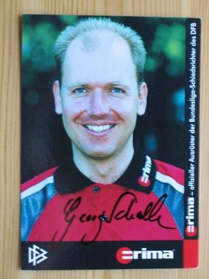 DFB Bundesligaschiedsrichter Georg Schalk - handsigniertes Autogramm!!!