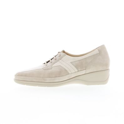 Waldläufer Damen Schnürhalbschuhe Herta Weite H Beige Größe 39