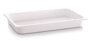 Gastronormbehälter GN-Behälter GN-1/1 aus Melamin 53,0 x 32,5 x 10 cm weiß NEU
