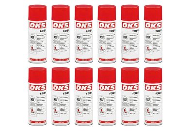 12 Dosen OKS 1361 Silikontrennmittel, Spray, 400ml, NSF H1, -50 bis + 200°C