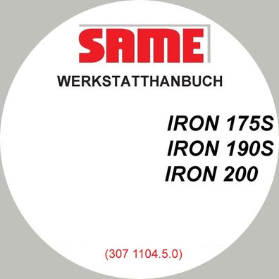Originales Werkstatthandbuch Same Irion 175S - 190S - 200