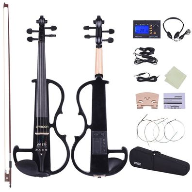 Silent Style-2-Geige der Größe 4/4, angetrieben von einer 9-V-Alkalibatterie (ca.