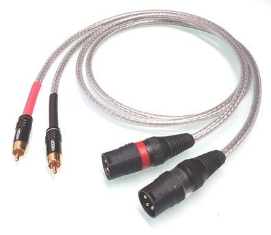 Sommercable "Corona" / HighEnd Adapterkabel / Cinch auf XLR male / Hicon Connectors