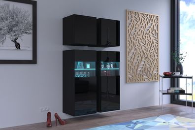 Kommode K14 Modernes Wohnzimmer Sideboards Schrank Möbel Farbkombinationen