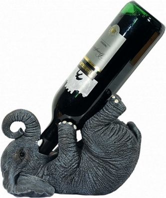 Der witzige Weinflaschenhalter / Getränkeflaschenhalter - Der besoffene Elefant