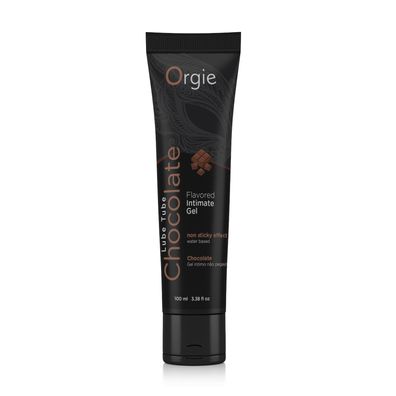 Orgie Lube Tube Chocolate Flavored Intimate Gel 100ml Gleitgel Schokolade