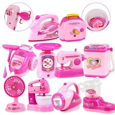 Mini-Simulation Küchenspielzeug, Licht & Ton rosa Haushaltsgeräte Spielzeug für