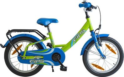 BBF Kinderrad Fips 16 Zoll 2019/20 grün blau RH 24 cm