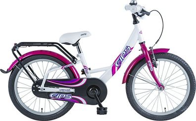 BBF Kinderrad Fips 18 Zoll 2019/20 violett weiß RH 25 cm