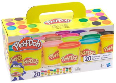14,88 EUR/ kg Play-Doh Knete Super Farbenset 20er Pack Kinderknete 20 Farben
