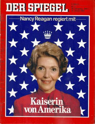 Der Spiegel Nr. 3 / 1985 Nancy Reagan regiert mit - Kaiserin von Amerika
