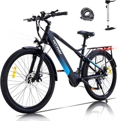 HITWAY 26"Mountain Elektrofahrrad, 36V/11,2Ah/ 250 Watt Leistungsstarkes E-Bike