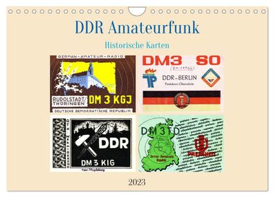 DDR Amateurfunk Historische Karten 2023 Wandkalender