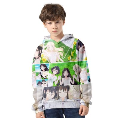 Junge Mädchen Asobi Asobase 3D Druck Hoody Kinder Pullover Anime Sweatshirt