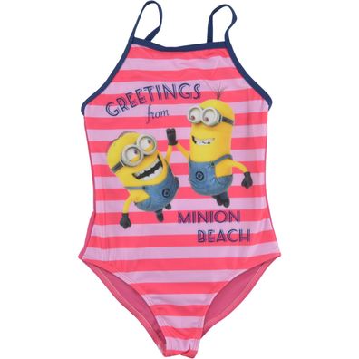 Minions Badeanzug für Mädchen – Greetings from Minion Beach Schwimmhose Kinder