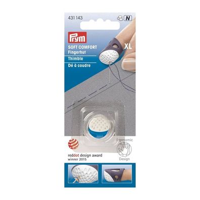 Fingerhut softcomfort XL blau weiß Prym