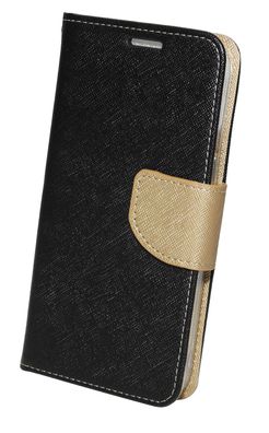 Buch Tasche "Fancy" kompatibel mit iPhone 14 Plus Handy Hülle Etui Brieftasche ...