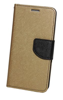 Buch Tasche "Fancy" kompatibel mit iPhone 14 Plus Handy Hülle Etui Brieftasche ...