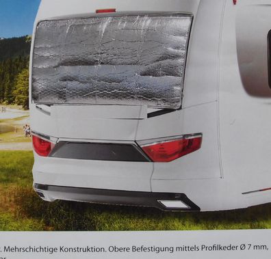 Thermomatte Isoliermatte 110 x 75 cm Wohnwagen Fenster Kederschiene 90787Lg NEU