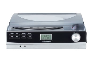 Plattenspieler mit Lautsprecher und UKW, DAB+ Digitalradio Universum TT 300-21