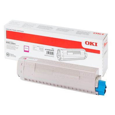 Original OKI 45862838 magenta Toner für MC853 / MC873 / MC883 ca. 7.300 Seiten