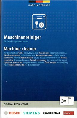 Maschinenreiniger für Geschirrspülmaschinen Siemens 0031294 00311580 311313 Bosch ...