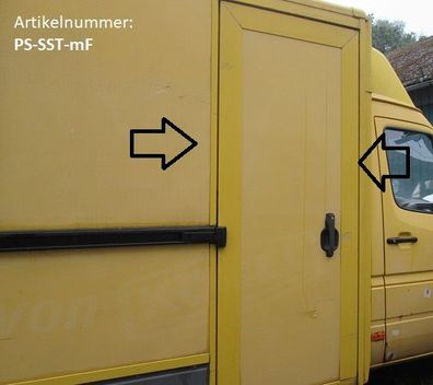 Mercedes Sprinter Transporter Kögel W903 gebr. Seiten-Schiebetür mit Führungsschie...