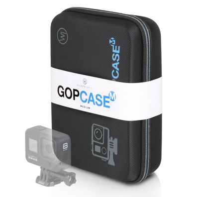 GOP Case Tasche für GoPro Hero 11, 11 Mini, 10, 9, 8, 2018 Hülle Case Koffer (M / XL)