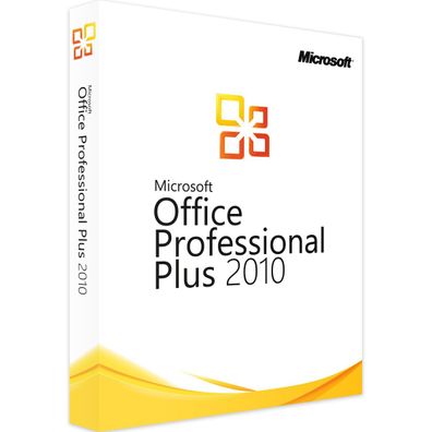 Microsoft Office 2010 Professional Plus - Vollversion - Produktschlüssel-kein Abo