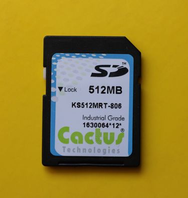 512MB Cactus Industrial Grade Secure Digital (SD) 512 MB Speicherkarte KS512MRT-806