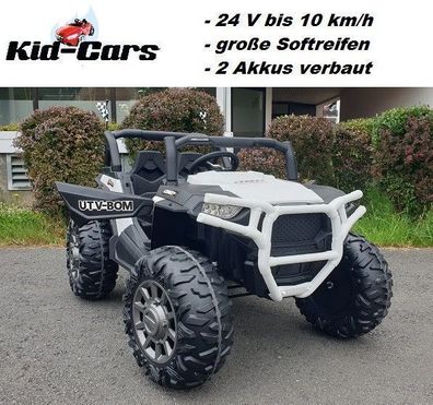 Kinderauto Buggy 2x 200Watt 10km/ h Kinderfahrzeug elektrisch Jeep utv Doppelsitzer