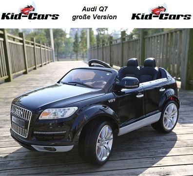 Kinderauto elektrisch Kinderfahrzeug Audi Q7 schwarz kinder elektro auto 1.31m 45W