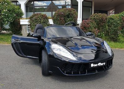 Kinderauto elektrisch Porsche Doppelsitzer bis 16 km/h Elektroauto für Kinder 24 Volt