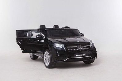 Kinderfahrzeug Mercedes AMG GLS schwarz Elektroauto Kinderauto 2 Sitzer Doppelsitzer