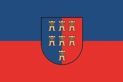 Aufkleber Fahne Flagge Siebenbürgen Sachsen verschiedene Größen
