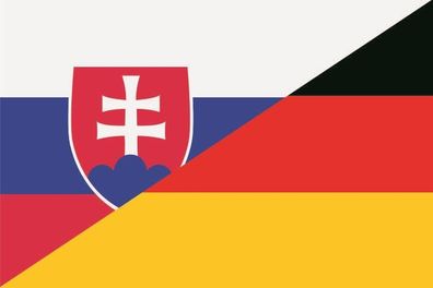 Aufkleber Fahne Flagge Slowakei-Deutschland verschiedene Größen