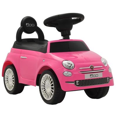 vidaXL Kinder-Aufsitzauto Fiat 500 Rosa