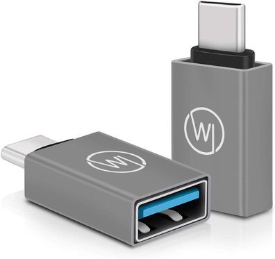 Wicked Chili 2x SuperSpeed USB-C 3.2 / 3.0 Adapter für Ultrabook und USB C Handy