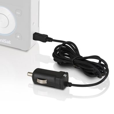 MiniUSB KFZ-Ladegerät kompatibel mit TechniSAT Digital und UKW Radio (1,5m 1A)