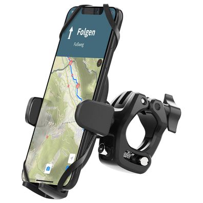 Universal Fahrrad Handyhalterung für iPhone 14, 13, 12, 11 (Plus Mini Pro Max)
