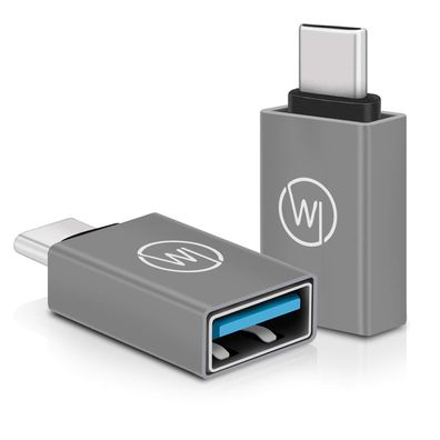 USB-C OTG Adapter iPad Air, MacBook 2020 2019 für USB Stick & Tastatur (2 Stück)