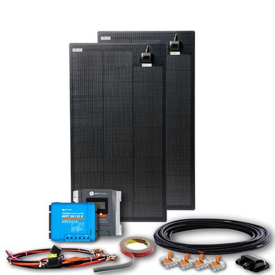 Wattstunde® 200EFX MultiWire MARINE MPPT Solar Komplettset für Wohnmobil...