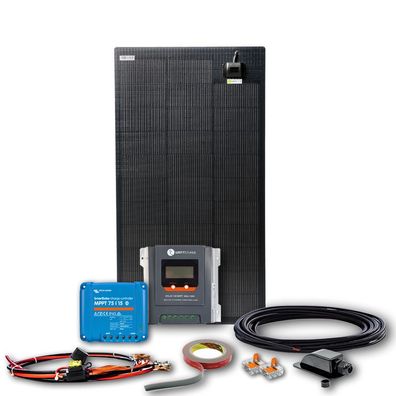 Wattstunde® 100EFX MultiWire MARINE MPPT Solar Komplettset für Wohnmobil...
