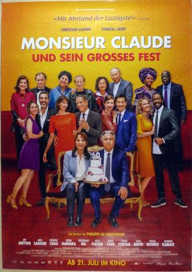 Monsieur Claude und sein großes Fest - Original Kinoplakat A0 - Filmposter
