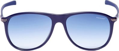Sonnenbrille unisex rund kat.4 navy/ hellblau