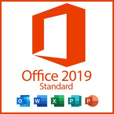 Microsoft Office 2019 Standard - Vollversion - Produktschlüssel - kein Abo