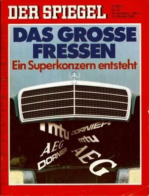 Der Spiegel Nr. 43 / 1985 Das große Fressen - Ein Superkonzern entsteht