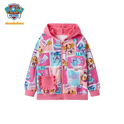 Mädchen Baby PAW Patrol Zipper Hoodie Plus Velvet Kinder Pullover Anime Mantel
