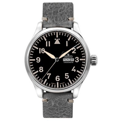 ARISTO 4H2836VL Herren Armbanduhr Vintage 47 Chronometer ETA-Automatik Day-Date