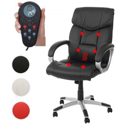 Massage Bürostuhl Chefsessel Schreibtischstuhl Heizfunktion | 3 Farben | A71
